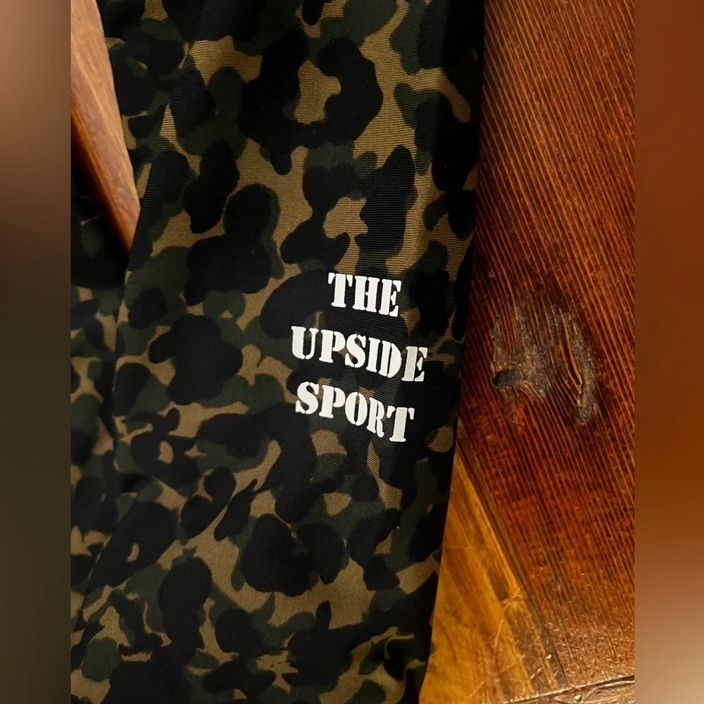 THE UPSIDE Camo Leopard Workout Leggings Yoga